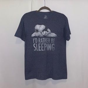 I’d Rather Be Sleeping Snoopy Graphic Shirt